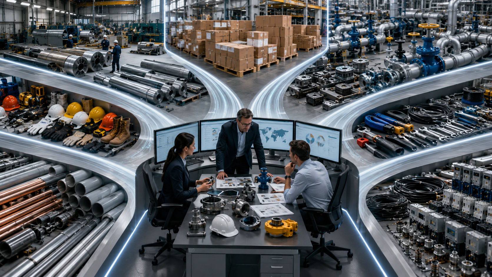 centralizar compras industriales