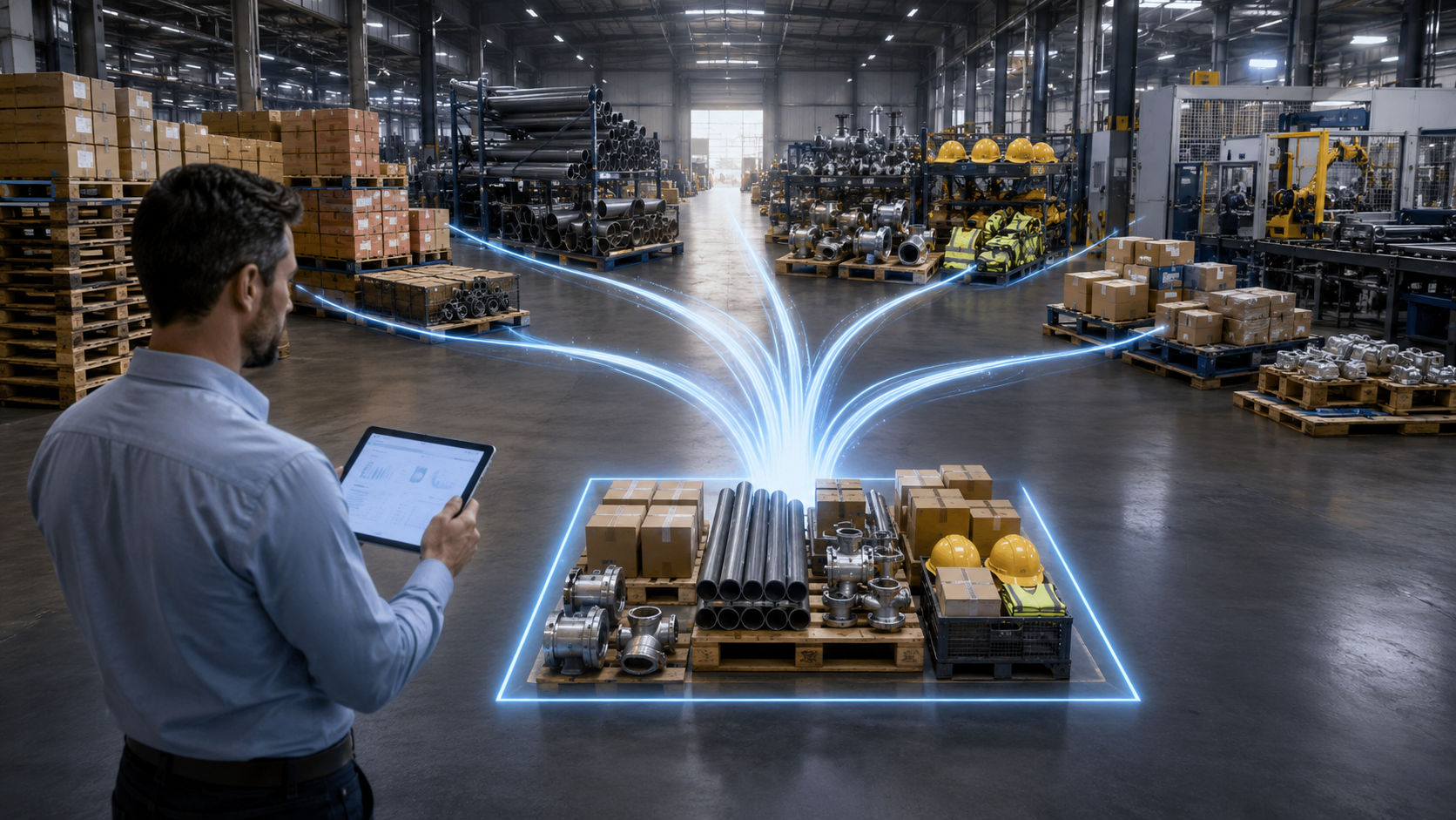 Consolidación de compras industriales