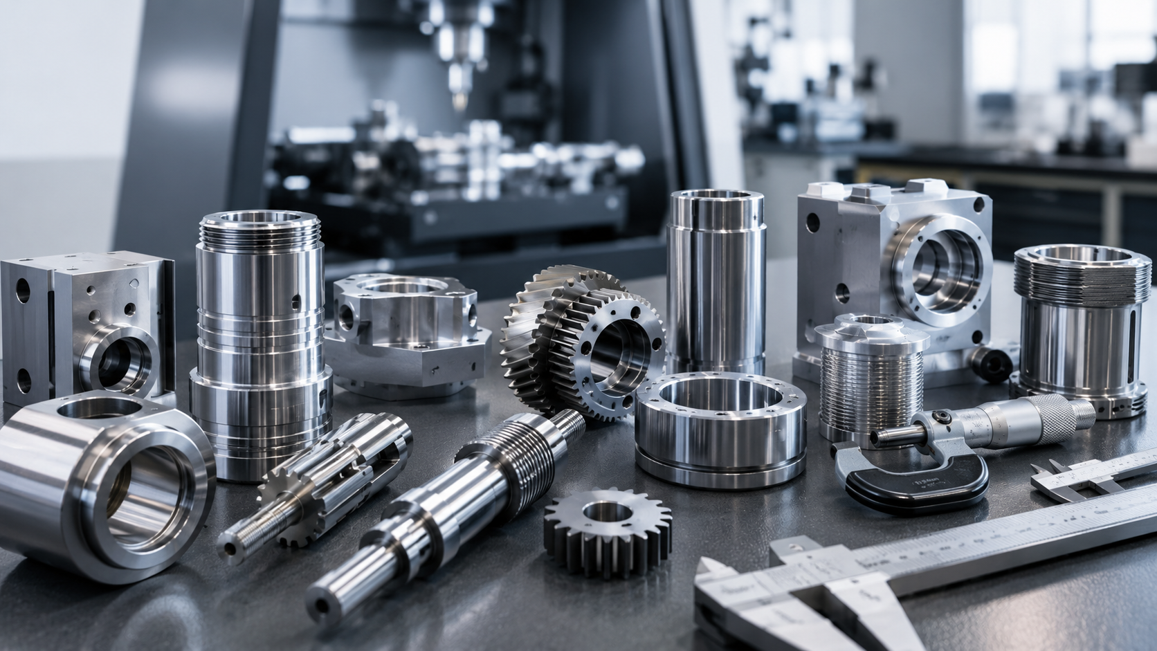 Precision machining components